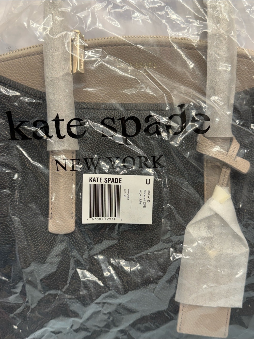 (new+tag) Kate Spade Margaux Large Satchel
Black Multi Leather Two-Tone - Picture 11 of 15